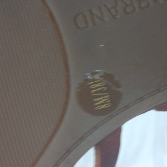 EUC LUCKY BRAND WOMEN'S ALEEAH FLAT SANDALS SPICED TAN - Picture 5 of 6